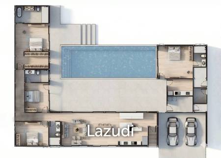 Modern 4-Bedroom Villa with Pool in Thap Tai Hua Hin