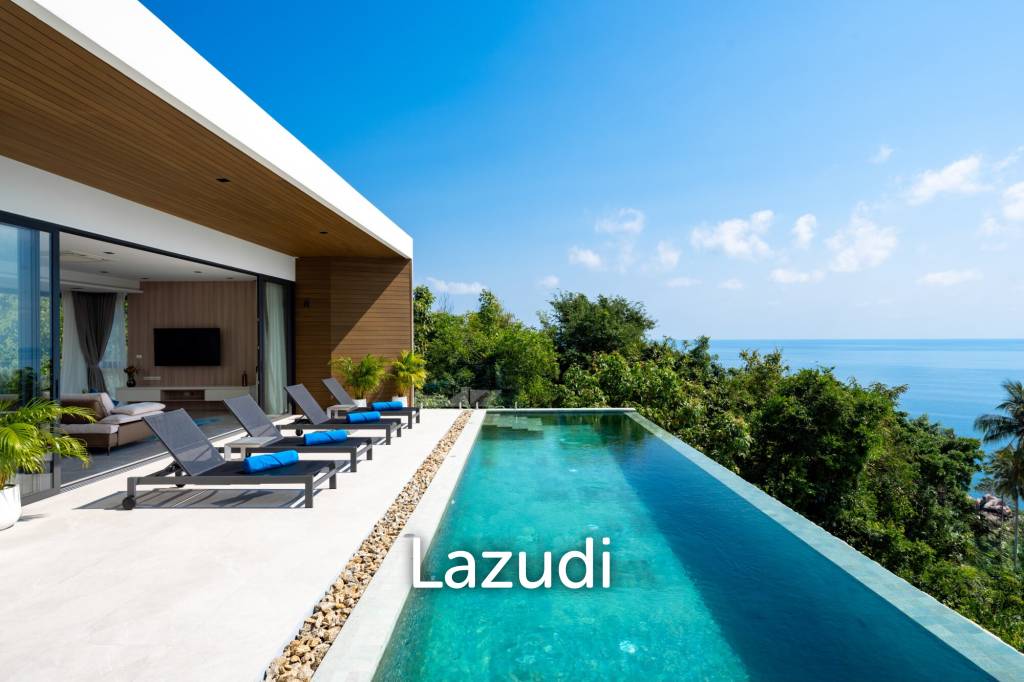 Architectural Masterpiece with Ocean Views in Chaweng Noi