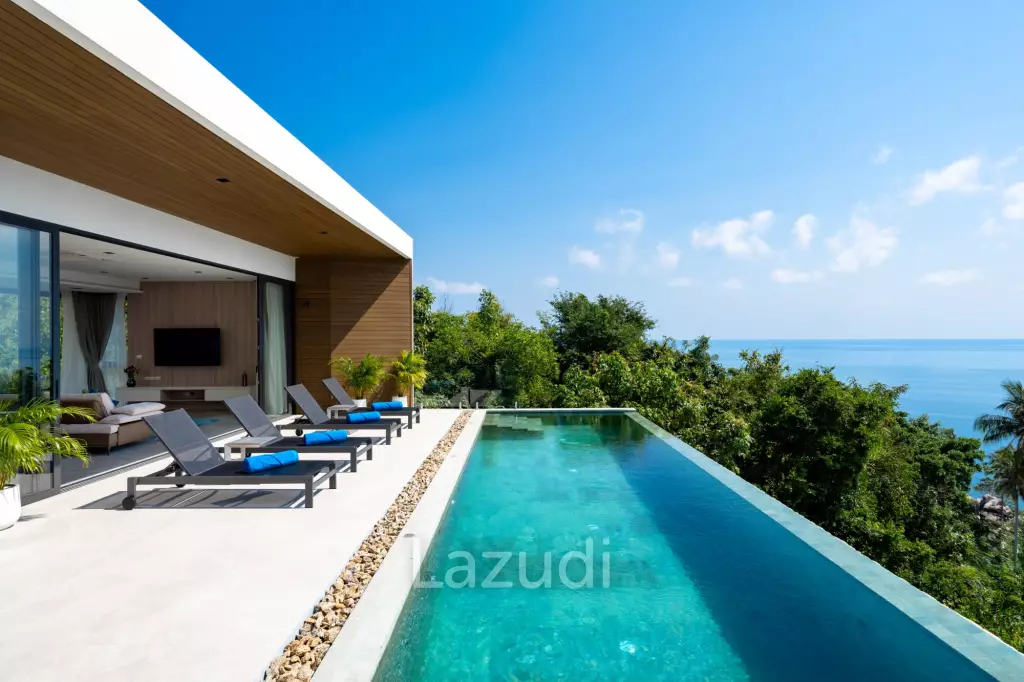 Architectural Masterpiece with Ocean Views in Chaweng Noi