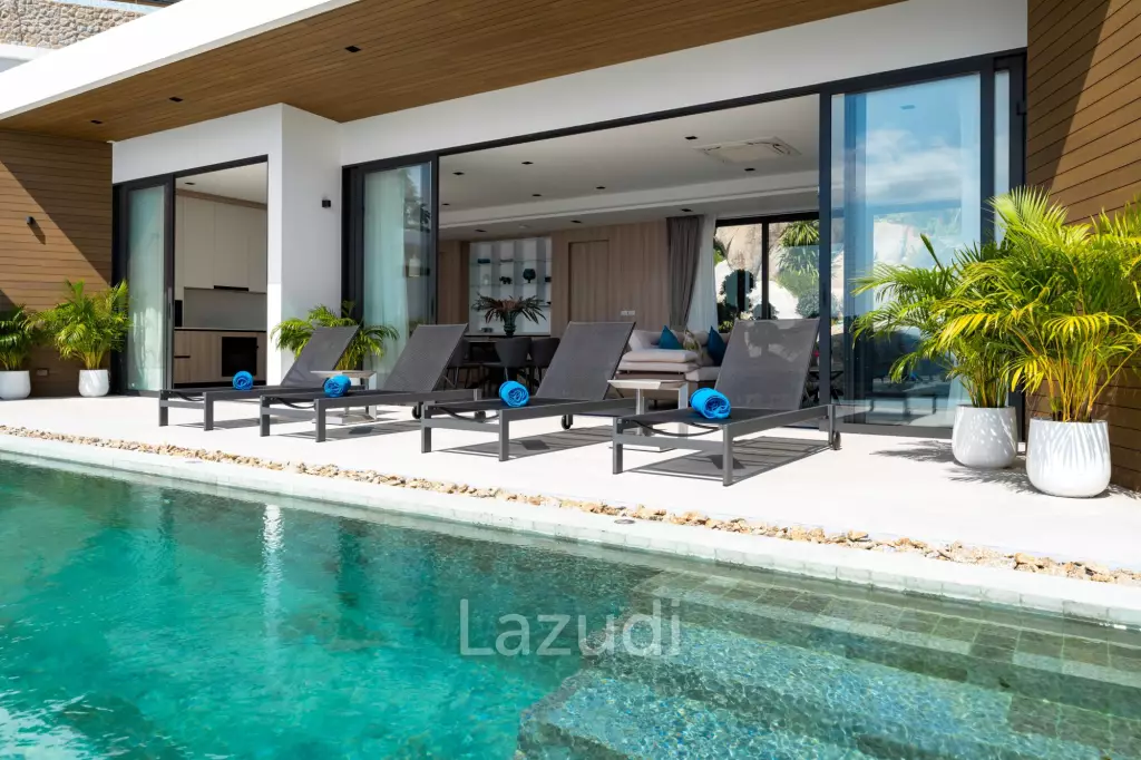 Architectural Masterpiece with Ocean Views in Chaweng Noi
