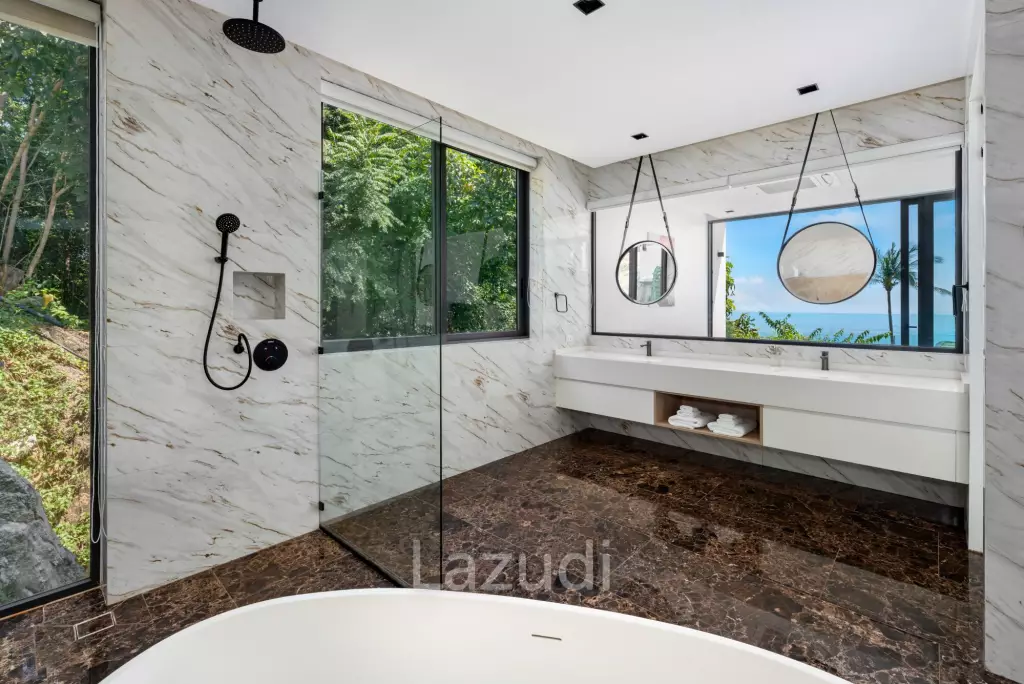Architectural Masterpiece with Ocean Views in Chaweng Noi
