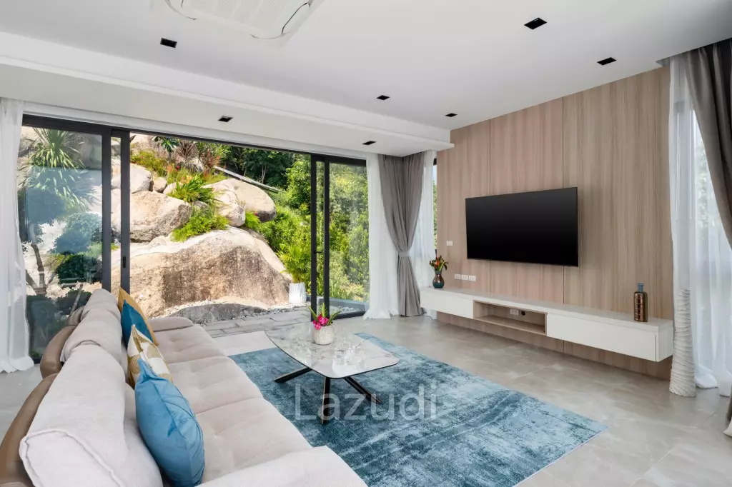 Architectural Masterpiece with Ocean Views in Chaweng Noi