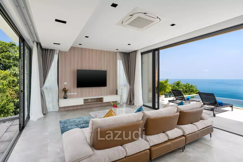 Architectural Masterpiece with Ocean Views in Chaweng Noi
