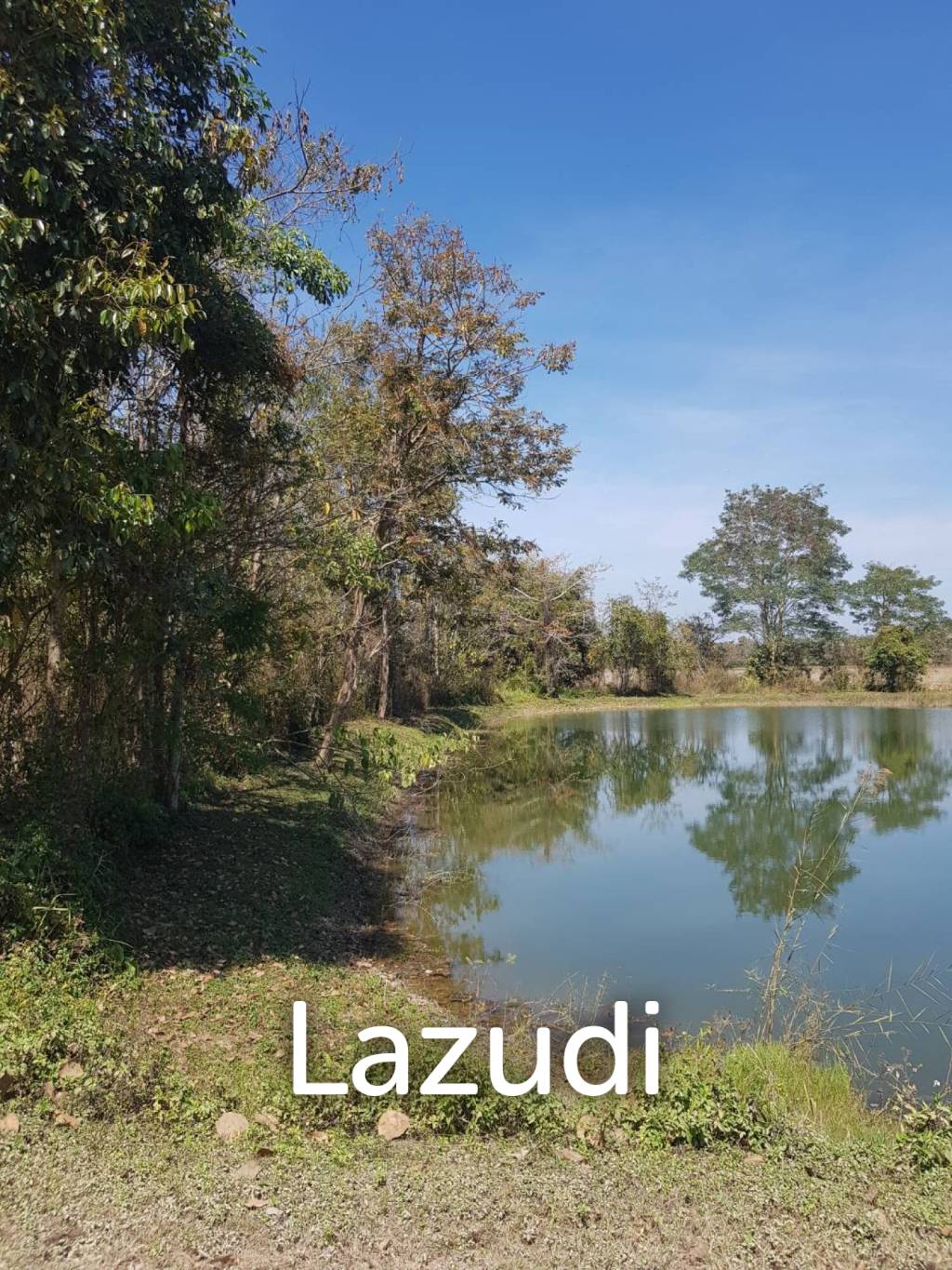 Nearly 2 Rai Land for Sale with a lake view in Phan.