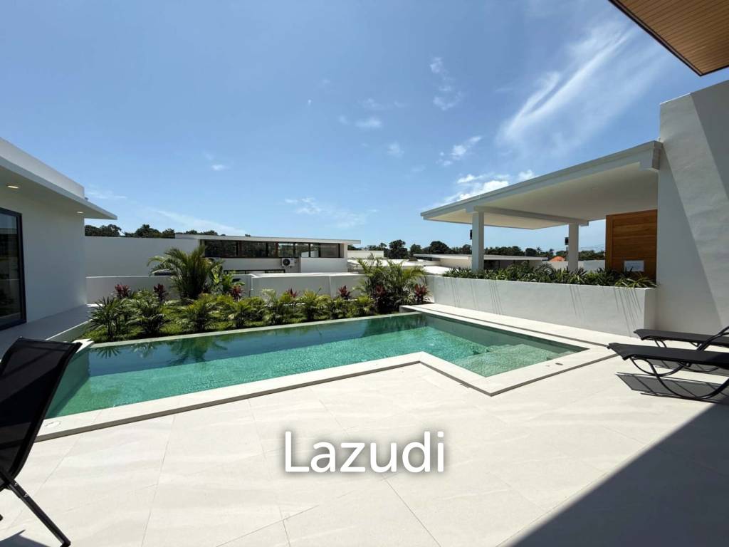 Brand-new 4-Bed Villa for Sale in Central Bophut Area, Leasehold