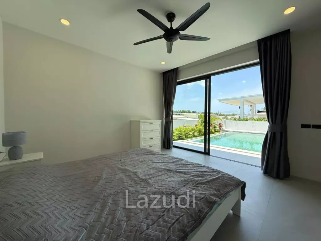 Brand-new 4-Bed Villa for Sale in Central Bophut Area, Leasehold