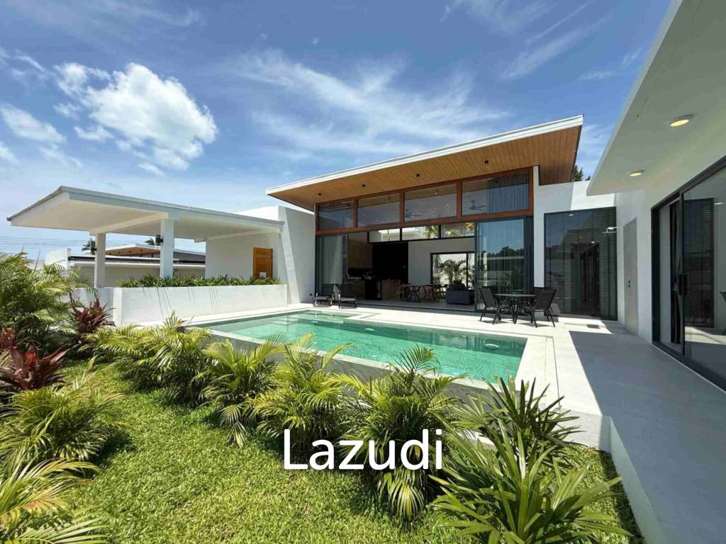 Brand-new 4-Bed Villa for Sale in Central Bophut Area, Leasehold