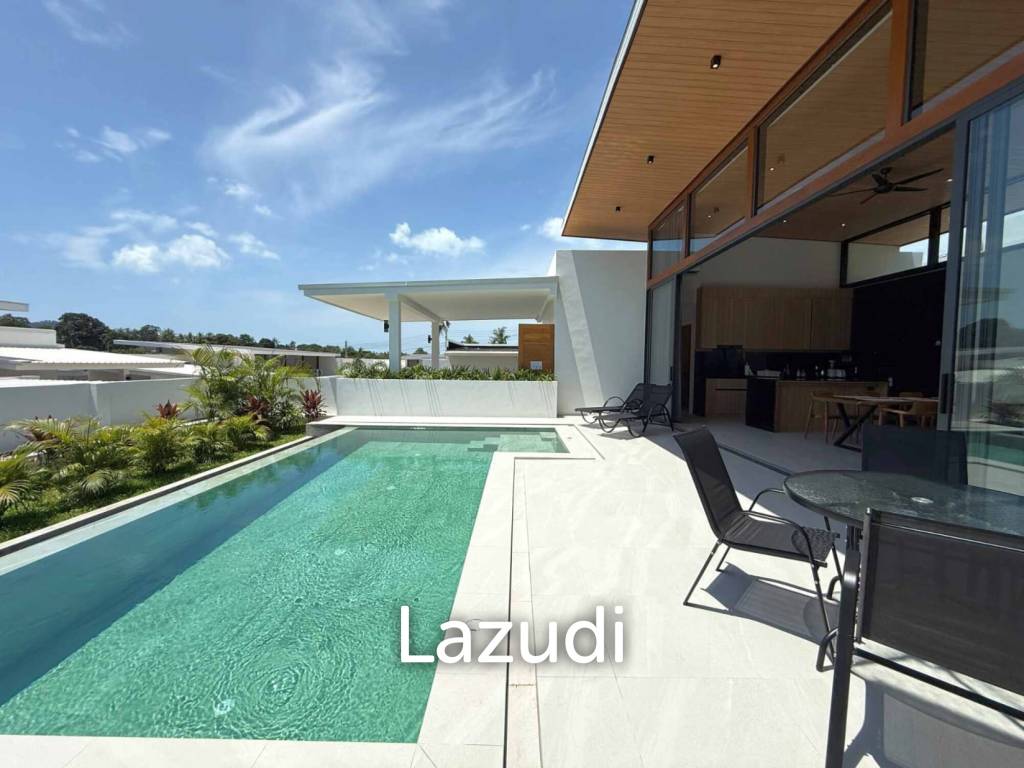 Brand-new 4-Bed Villa for Sale in Central Bophut Area, Leasehold