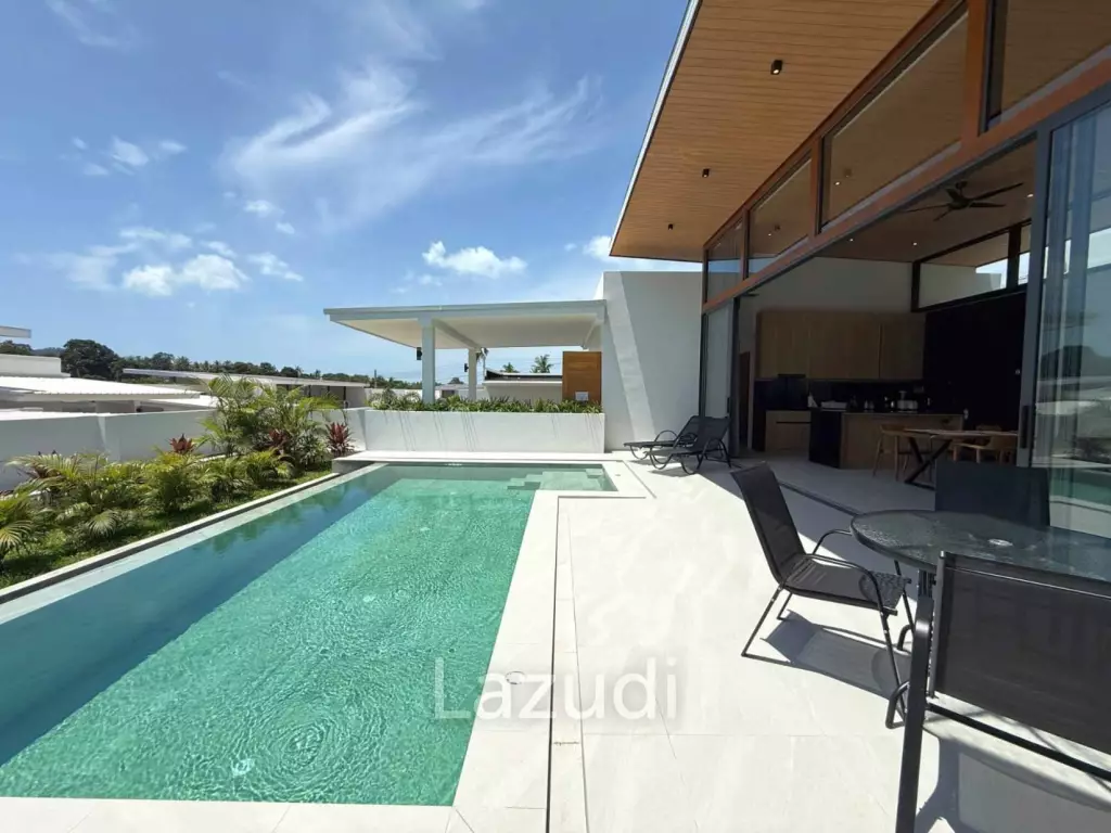 Brand-new 4-Bed Villa for Sale in Central Bophut Area, Leasehold