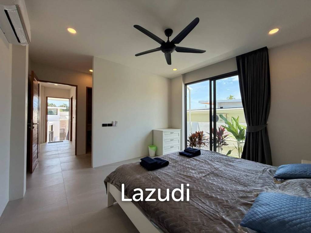 Brand-new 4-Bed Villa for Sale in Central Bophut Area, Leasehold