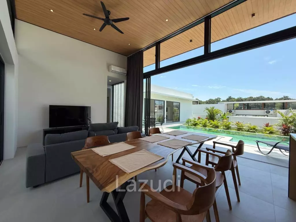 Brand-new 4-Bed Villa for Sale in Central Bophut Area, Leasehold