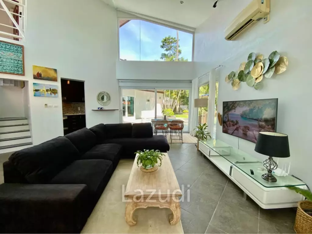 Spacious Two-Storey Pool Villa with Private Garden for Rent in Rawai