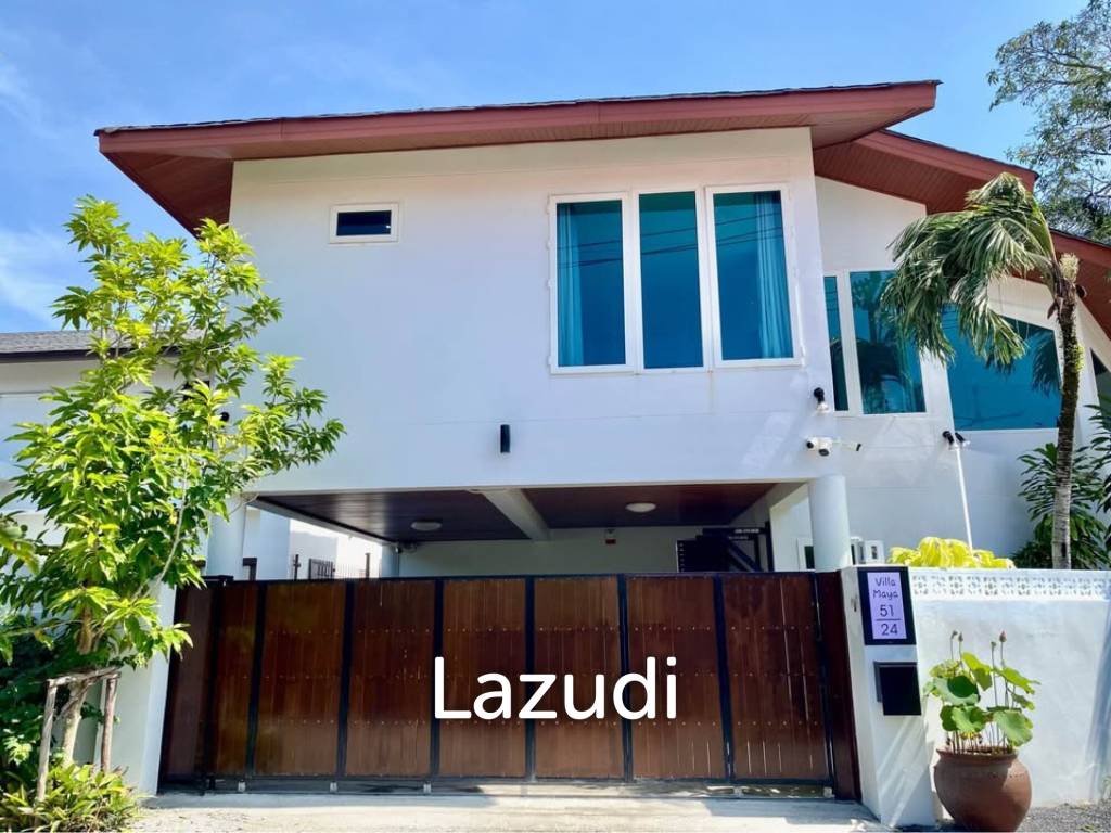 Spacious Two-Storey Pool Villa with Private Garden for Rent in Rawai