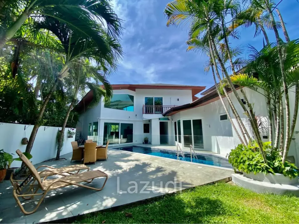 Spacious Two-Storey Pool Villa with Private Garden for Rent in Rawai