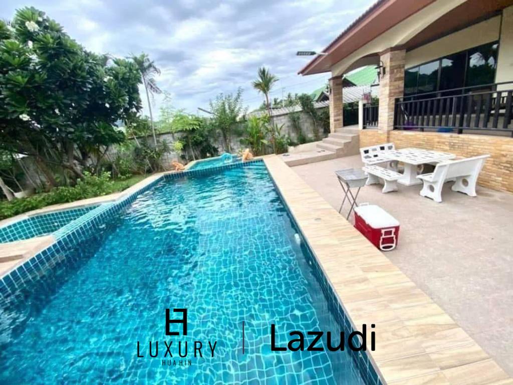 4 Bedroom Beautiful Pool Villa,  Salt water pool in Cha-Am