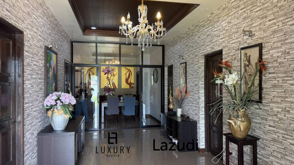 4 Bedroom Beautiful Pool Villa,  Salt water pool in Cha-Am