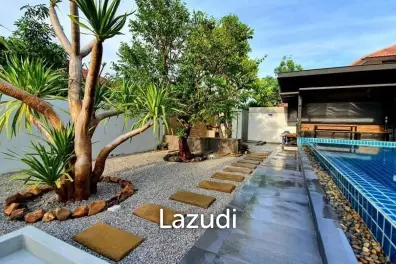 บ้านเดี่ยวโมเดิร์น 200 ตร.ม. พร้อมสระว่ายน้ำส่วนตัว ทำเล Thap Tai Hua Hin