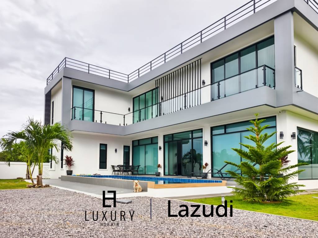 Modern 4-Bedroom Villa with Scenic Mountain Views in Sam Roi Yot