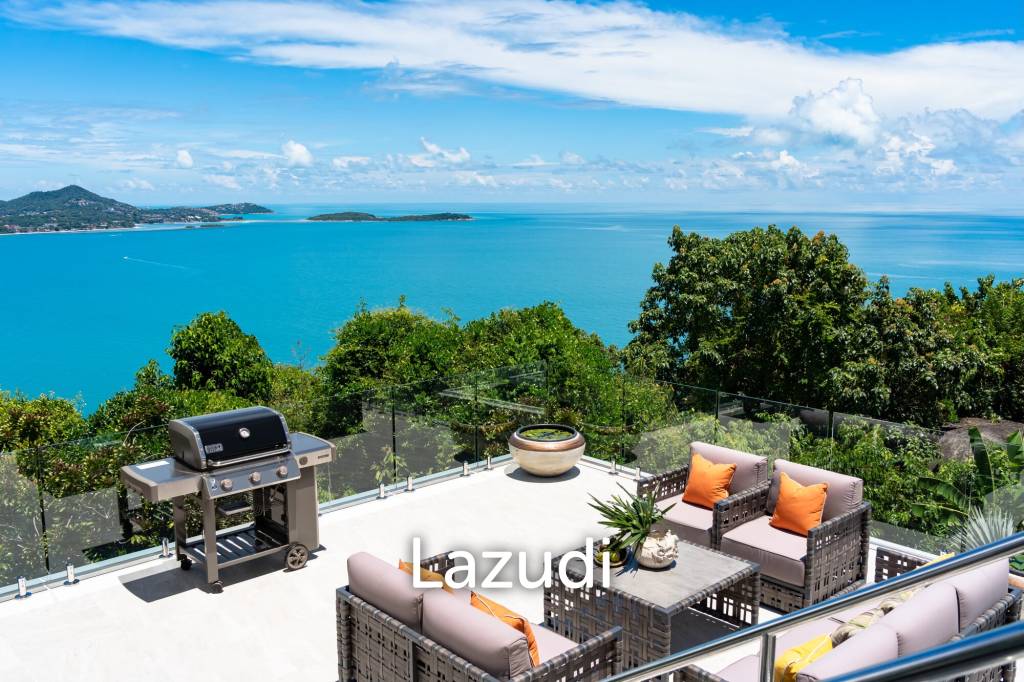 Elevated Luxury with Uninterrupted Sea Views in Chaweng Noi