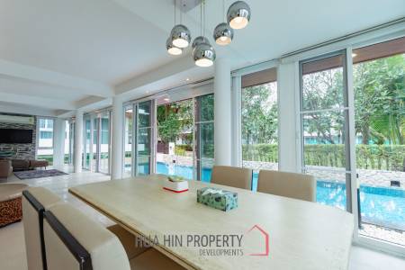 BAAN PAKARANG SISOM : 3 bed luxury beachfront with access pool condo