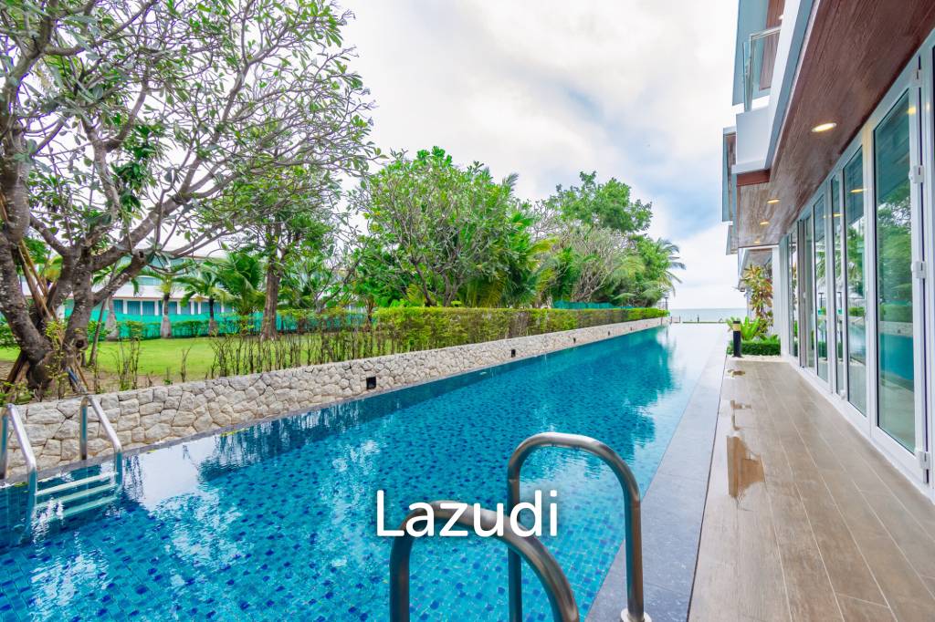 BAAN PAKARANG SISOM : 3 bed luxury beachfront with access pool condo