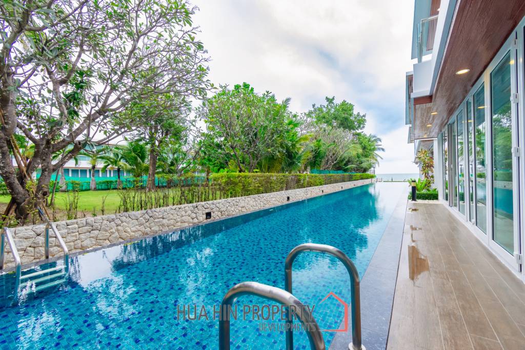 BAAN PAKARANG SISOM : 3 bed luxury beachfront with access pool condo