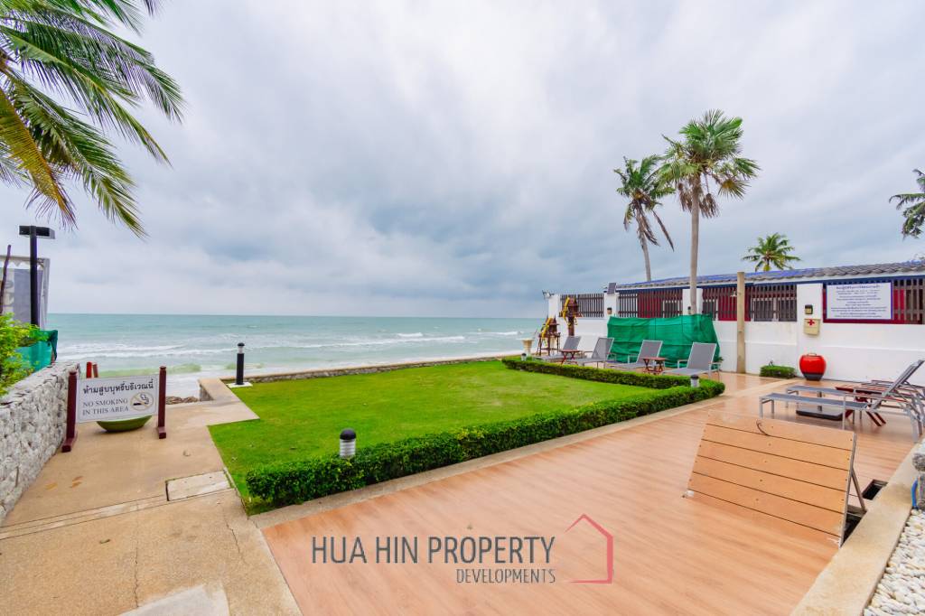 BAAN PAKARANG SISOM : 3 bed luxury beachfront with access pool condo