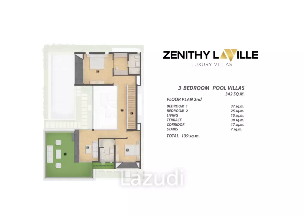 3 Bed 4 Bath 342 SQ.M Zenithy La Ville