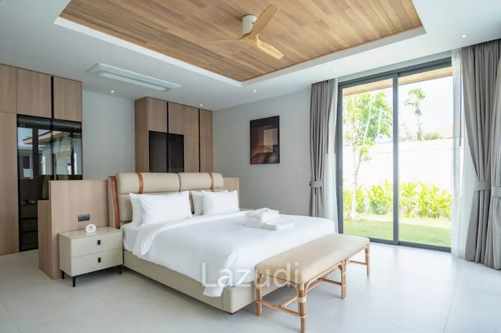 Modern 3-Bedroom Pool Villa for Rent near Phuket  Airport in Mai Khao