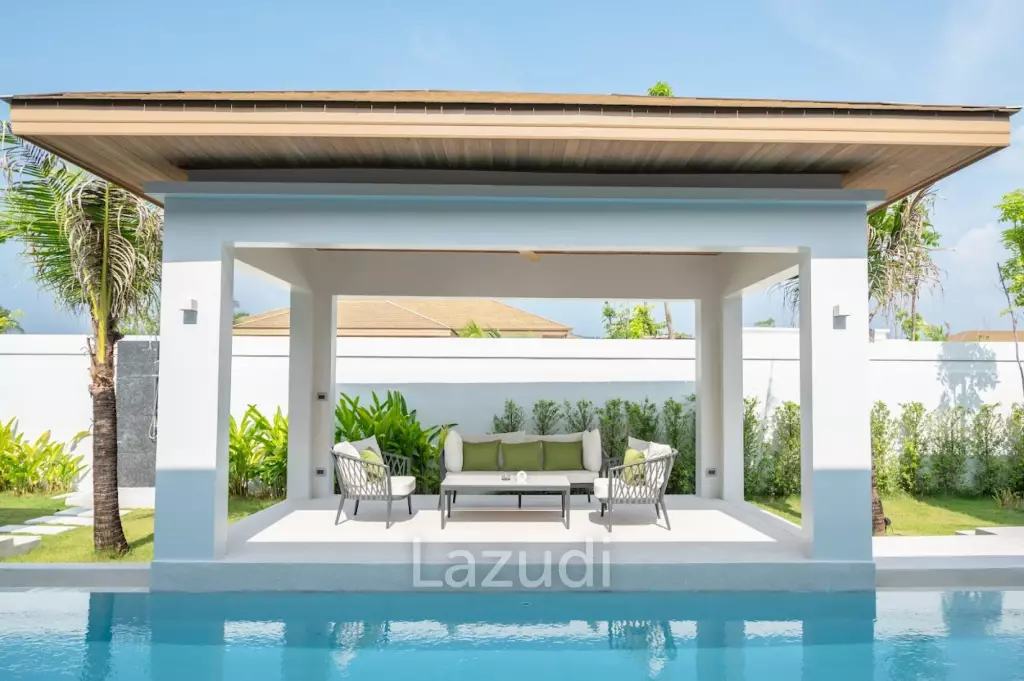 Modern 3-Bedroom Pool Villa for Rent near Phuket  Airport in Mai Khao