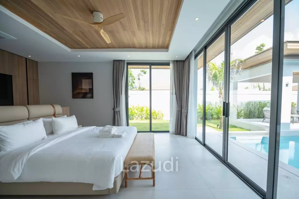 Modern 3-Bedroom Pool Villa for Rent near Phuket  Airport in Mai Khao