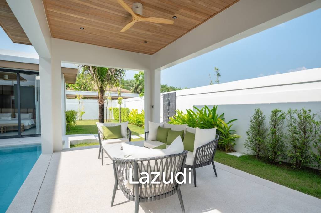 Modern 3-Bedroom Pool Villa for Rent near Phuket  Airport in Mai Khao