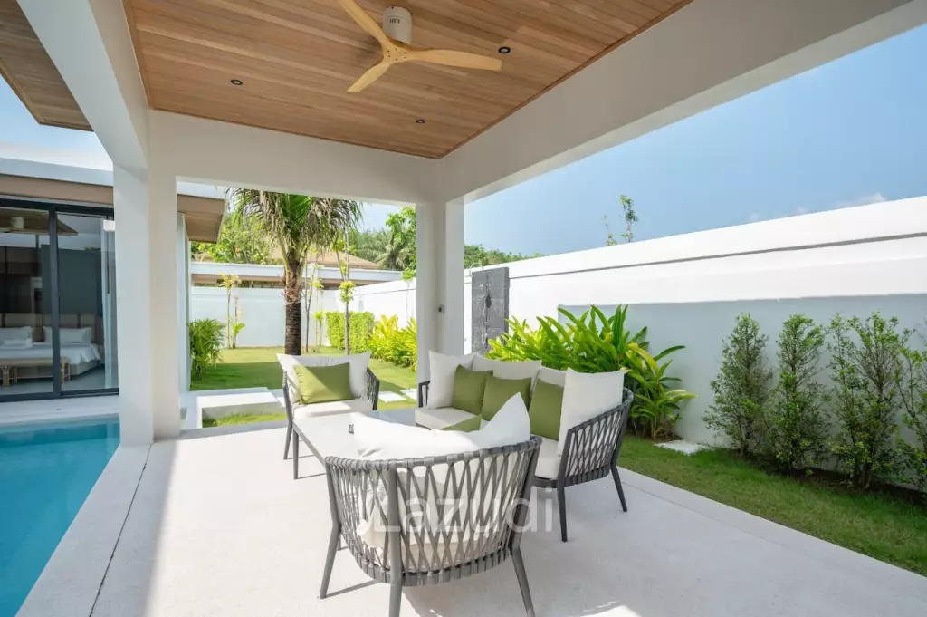 Modern 3-Bedroom Pool Villa for Rent near Phuket  Airport in Mai Khao