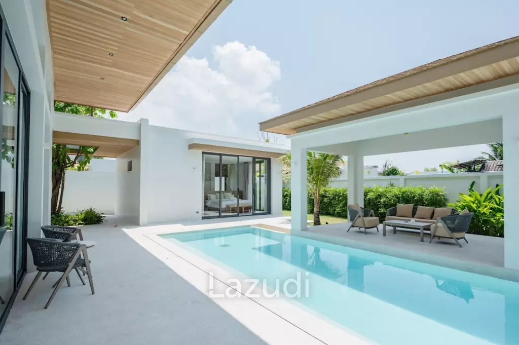 Modern 3-Bedroom Pool Villa for Rent near Phuket  Airport in Mai Khao