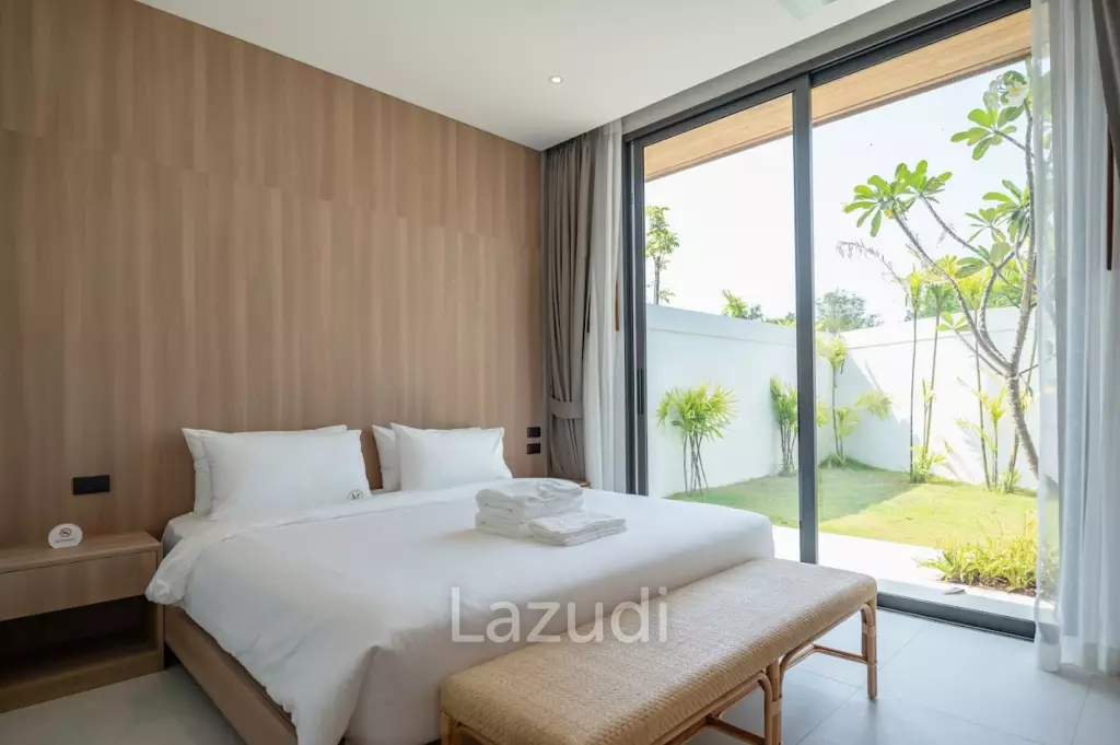 Modern 3-Bedroom Pool Villa for Rent near Phuket  Airport in Mai Khao