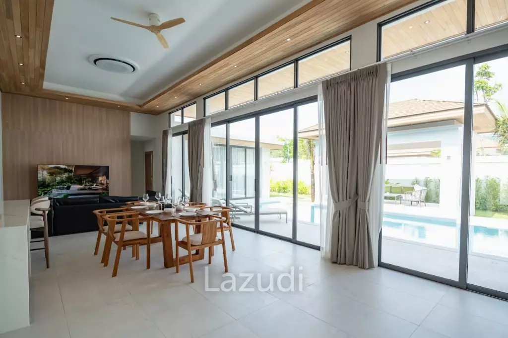 Modern 3-Bedroom Pool Villa for Rent near Phuket  Airport in Mai Khao