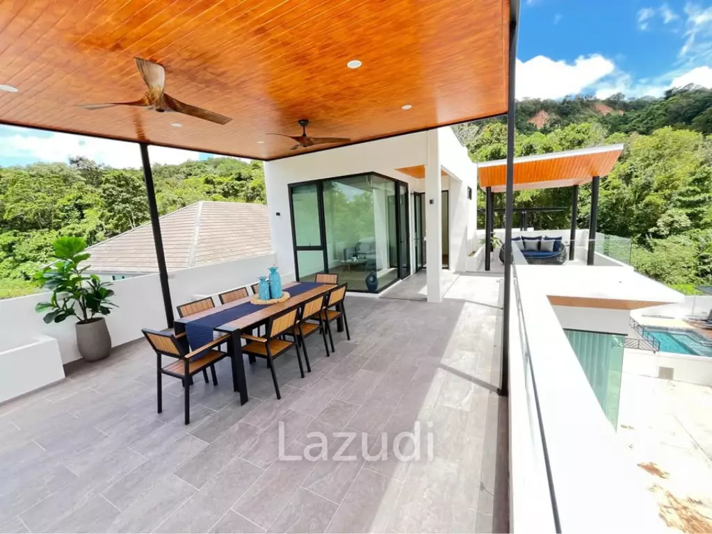 Brand-New 4-Bedroom Pool Villa for Rent with Mountain View in Kathu
