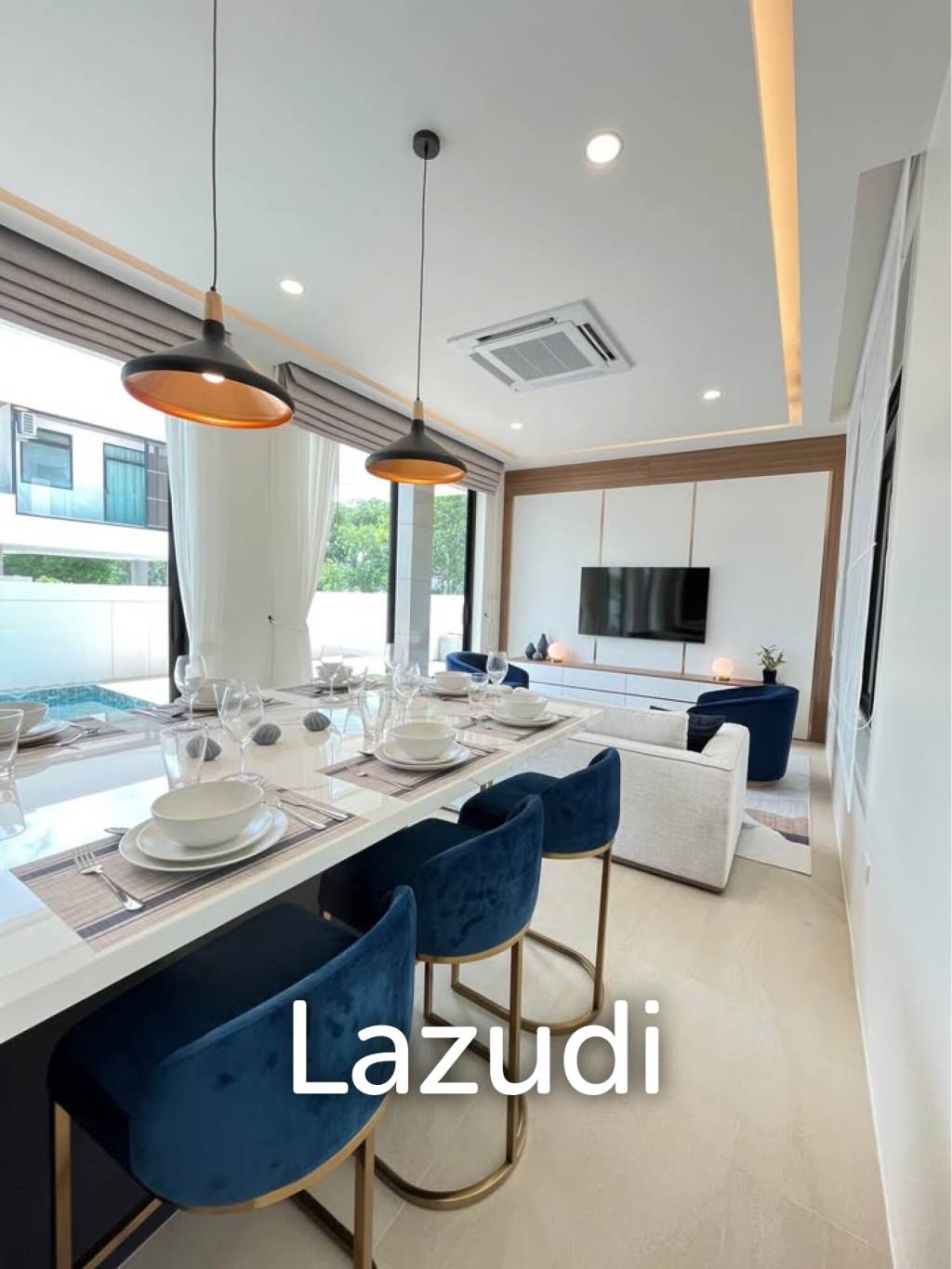 Brand-New 4-Bedroom Pool Villa for Rent with Mountain View in Kathu