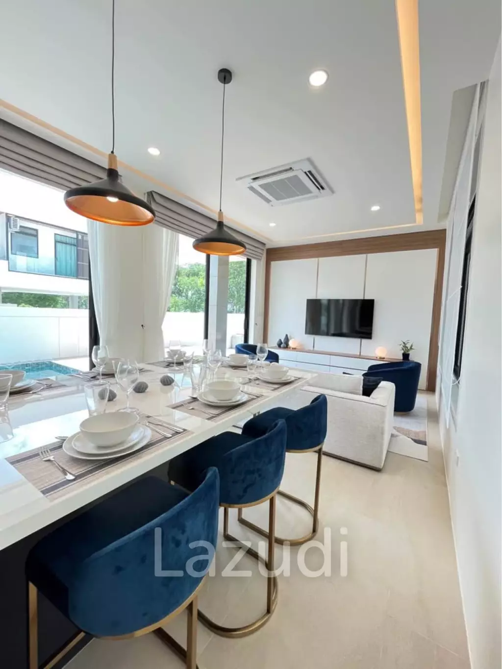 Brand-New 4-Bedroom Pool Villa for Rent with Mountain View in Kathu