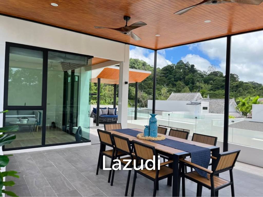 Brand-New 4-Bedroom Pool Villa for Rent with Mountain View in Kathu