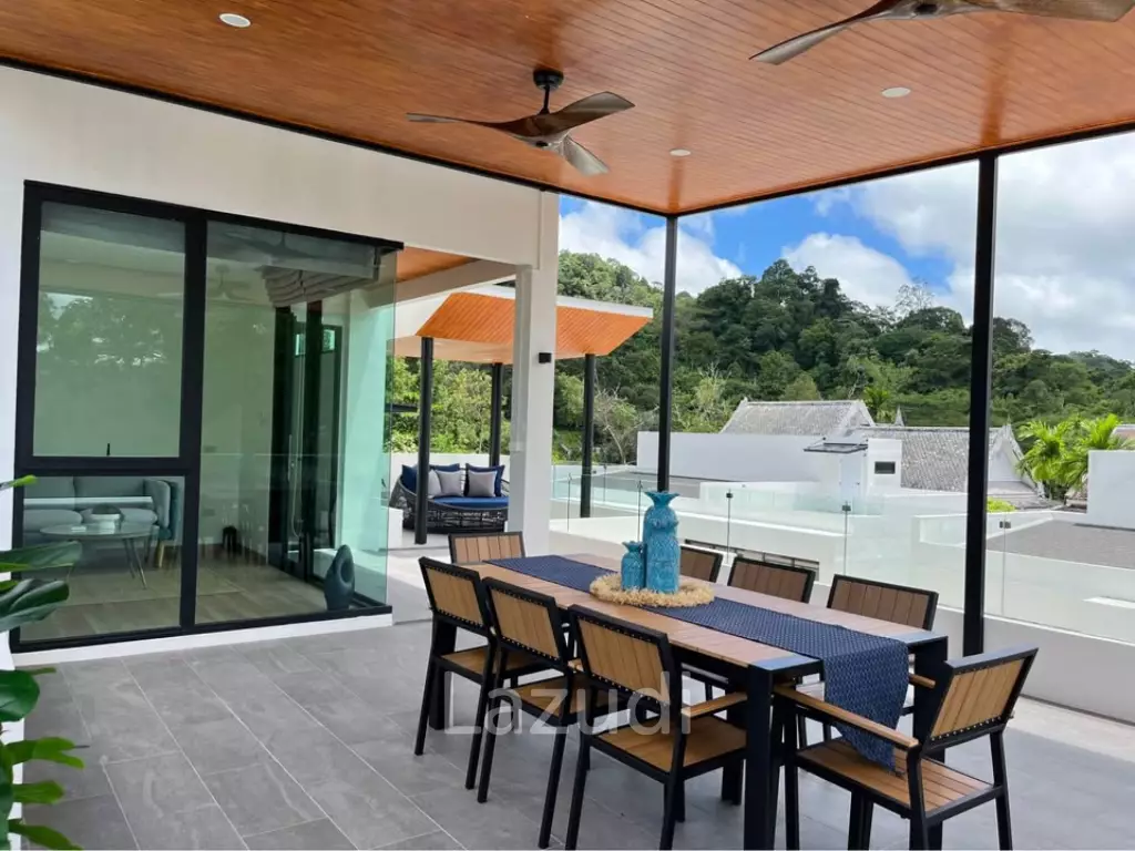Brand-New 4-Bedroom Pool Villa for Rent with Mountain View in Kathu
