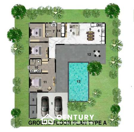 Luxurious 3-Bedroom Villa in Botanica Hua Hin