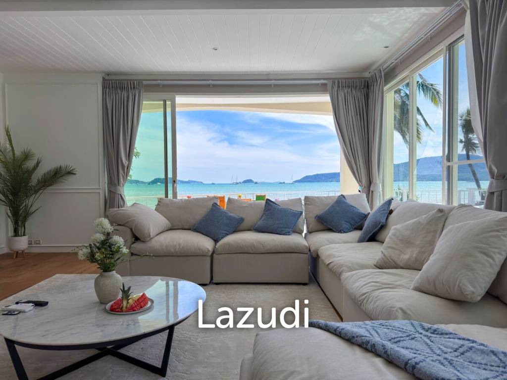 Peaceful Private Beachfront 4-Bedroom Pool Villa for Rent in Rawai