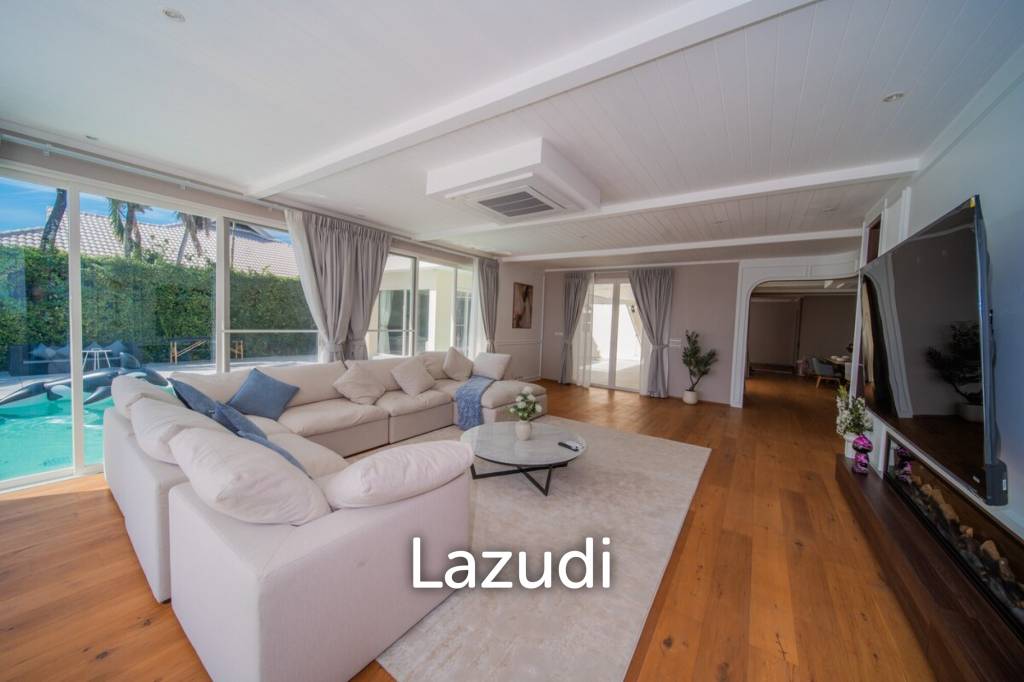 Peaceful Private Beachfront 4-Bedroom Pool Villa for Rent in Rawai