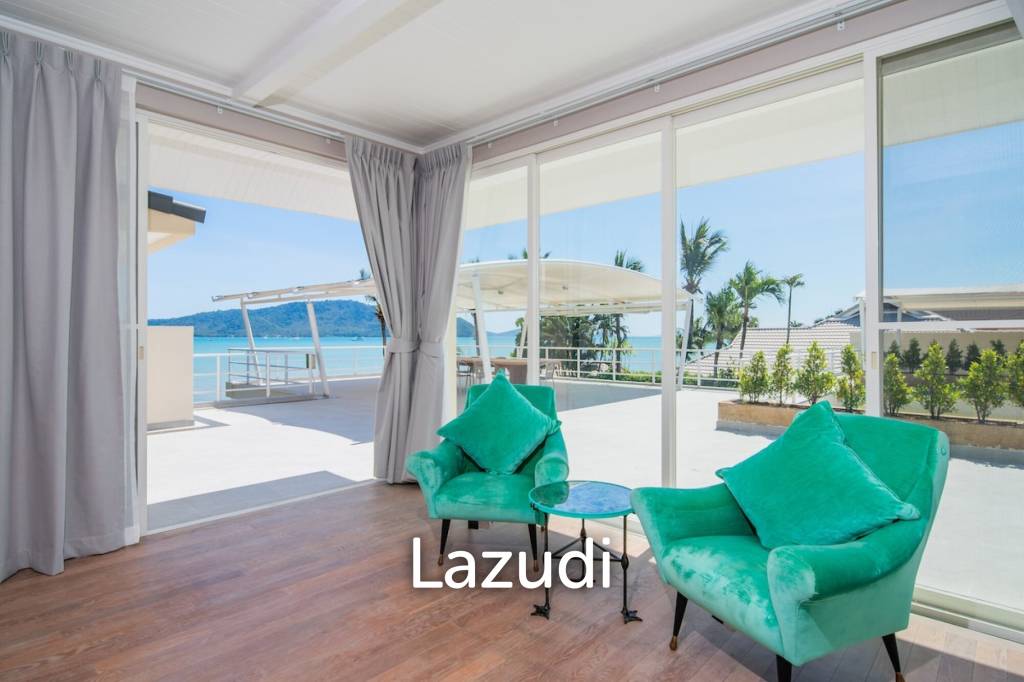 Peaceful Private Beachfront 4-Bedroom Pool Villa for Rent in Rawai