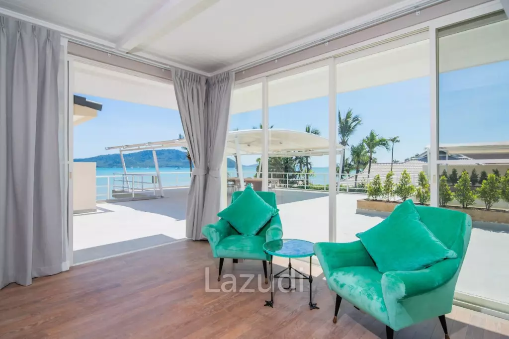 Peaceful Private Beachfront 4-Bedroom Pool Villa for Rent in Rawai