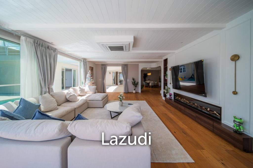 Peaceful Private Beachfront 4-Bedroom Pool Villa for Rent in Rawai