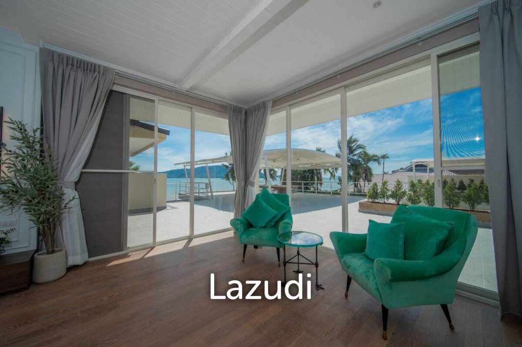 Peaceful Private Beachfront 4-Bedroom Pool Villa for Rent in Rawai