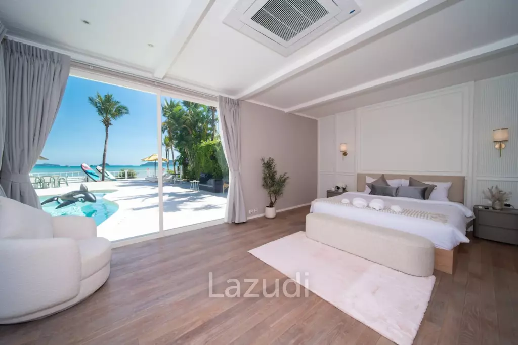 Peaceful Private Beachfront 4-Bedroom Pool Villa for Rent in Rawai
