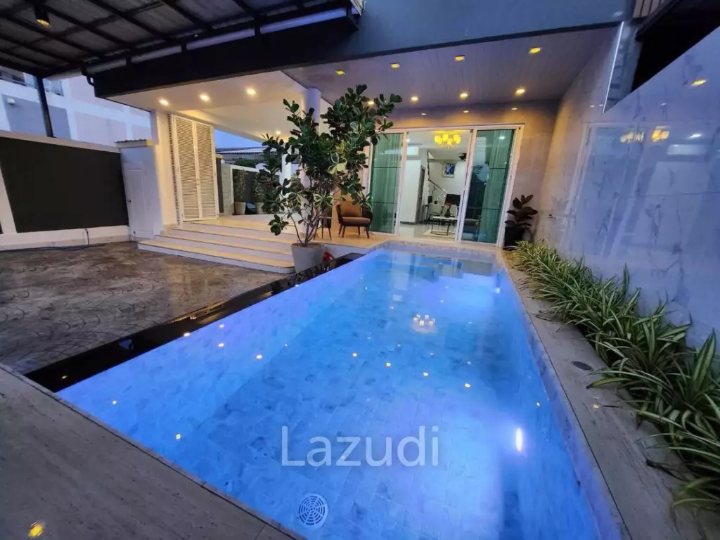 5 Beds  8 Baths 468 SQ.M. Luxury 3-Story Pool Villa